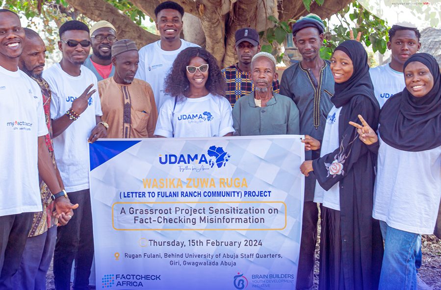 Udama Unity Organization Leads Fact-Checking Project in Ruga Community